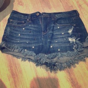 Cut off jean shorts